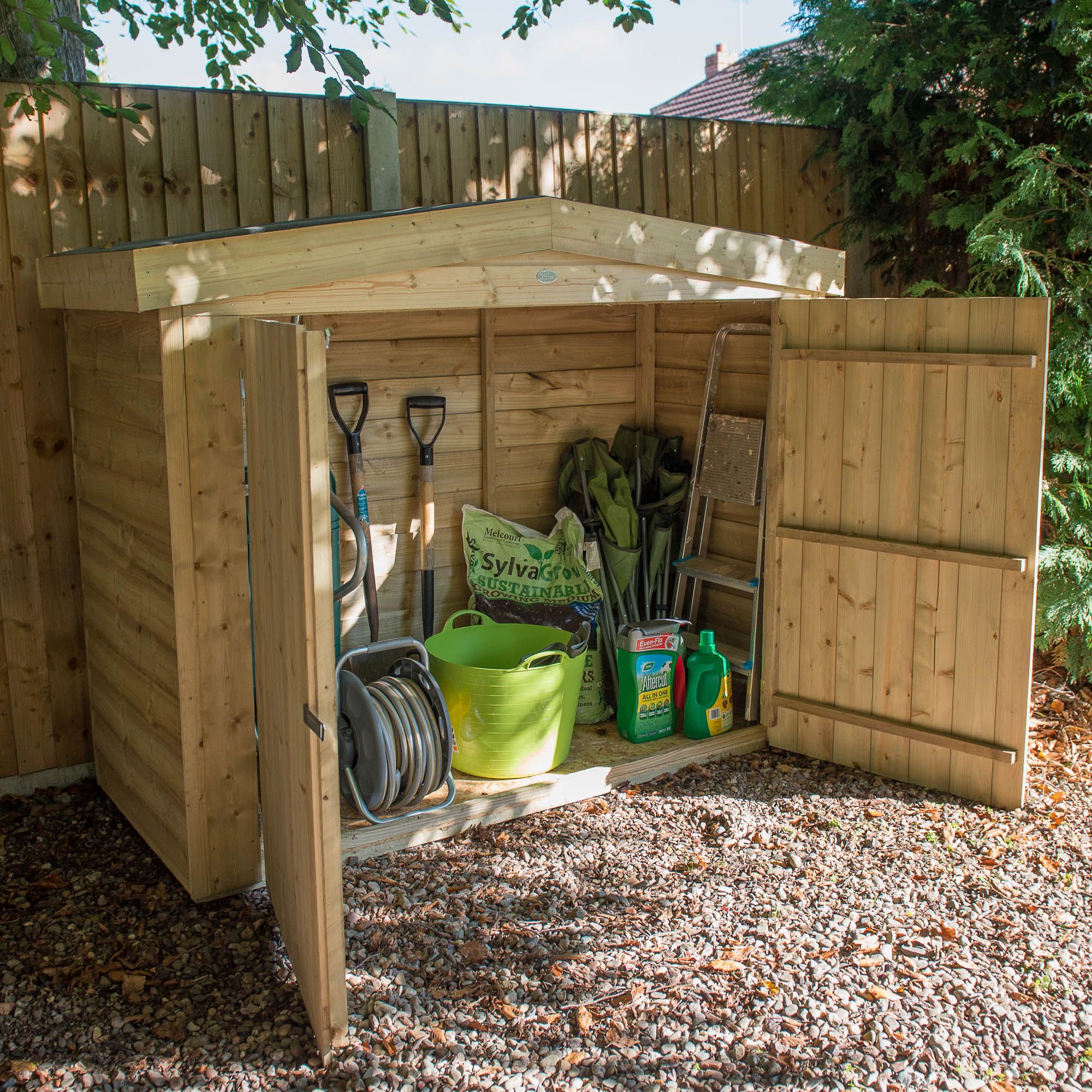 Forest Garden 2000L Tongue & groove Apex Garden storage