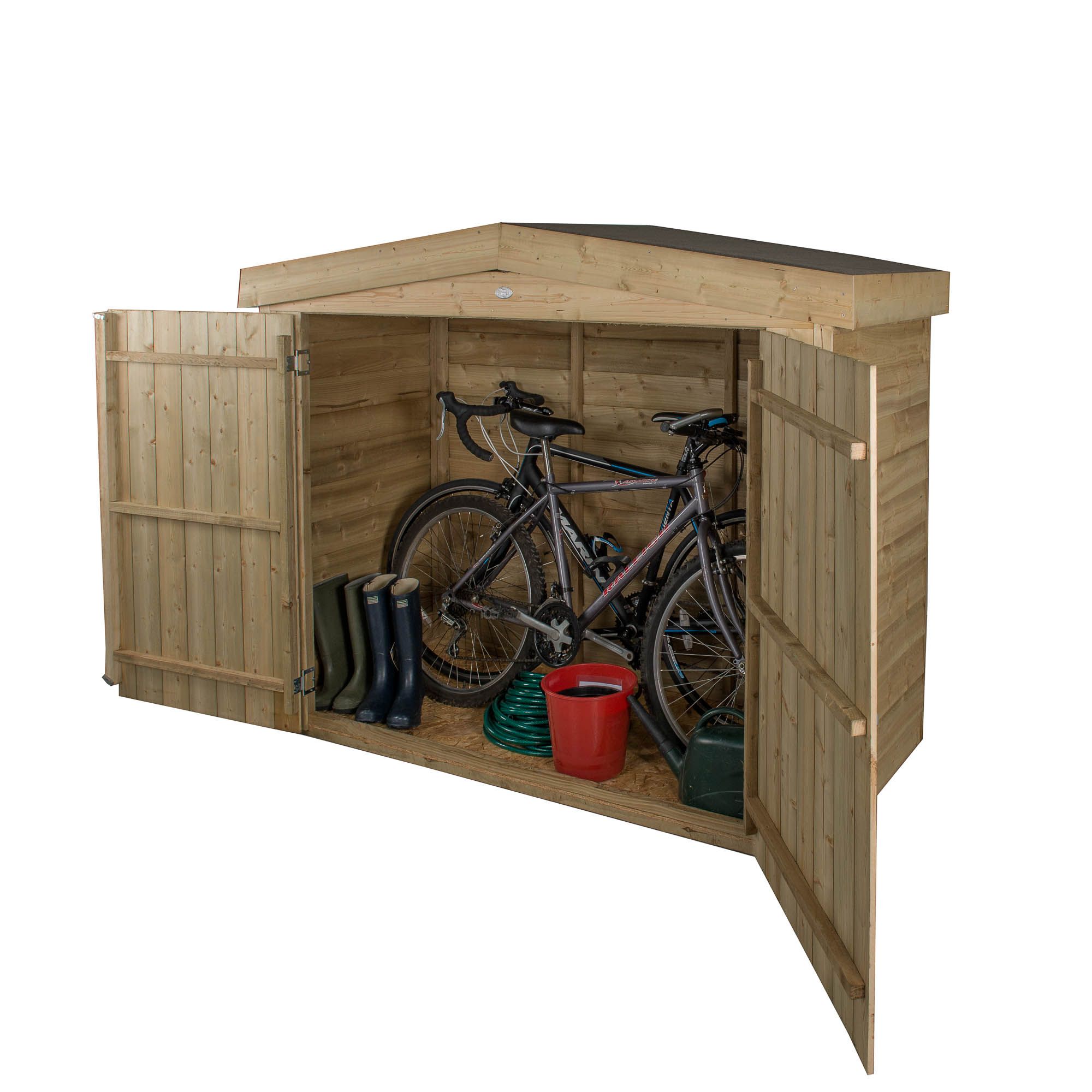 Forest Garden 2000L Tongue groove Apex Garden storage