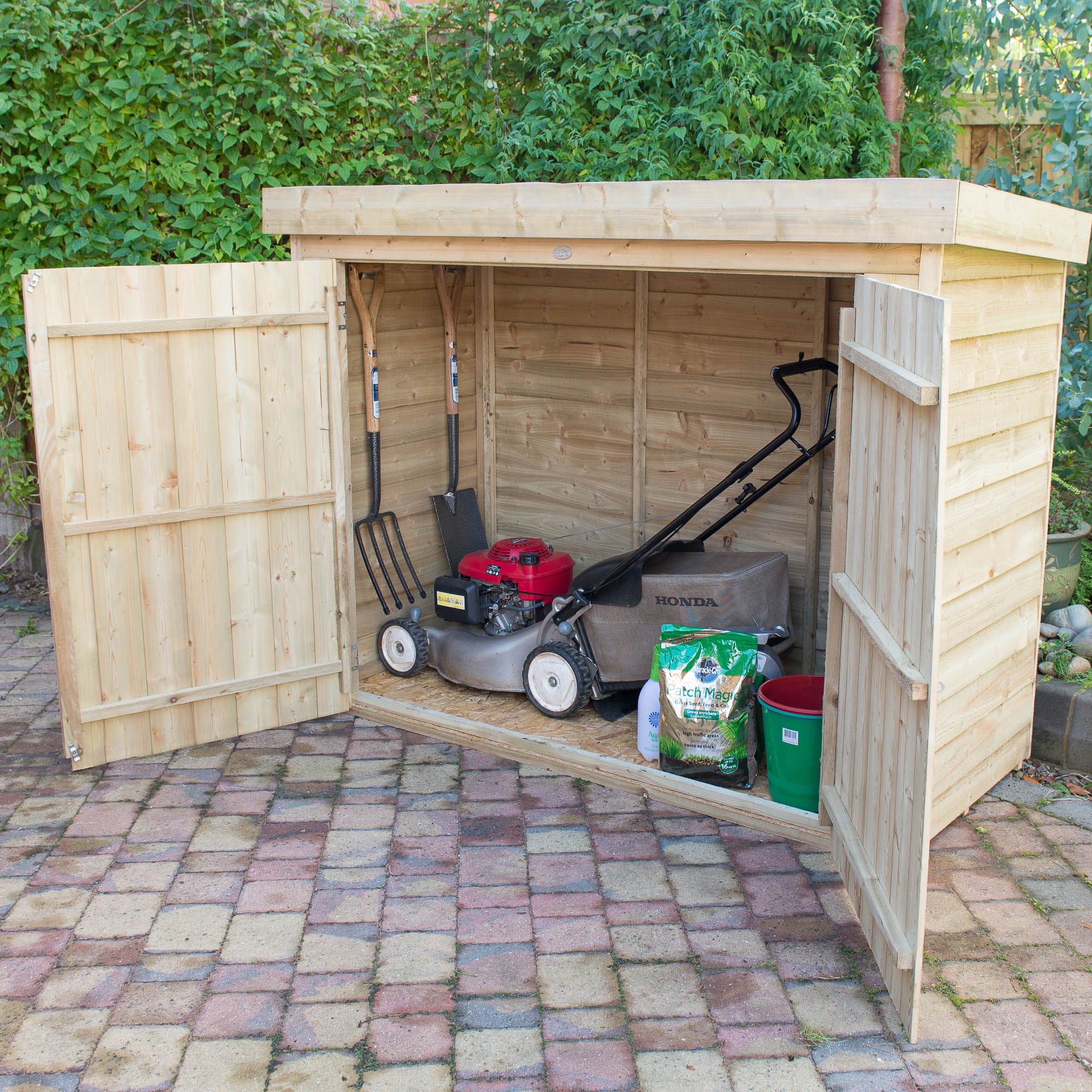 Forest Garden 2000L Tongue & groove Pent Garden storage