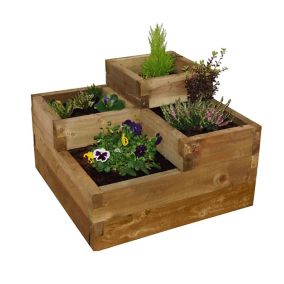 Forest Garden 56 x 90 x 90 Wood Raised bed kit