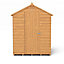 Forest Garden 5x3 Apex Dip treated Overlap Wooden Shed with floor