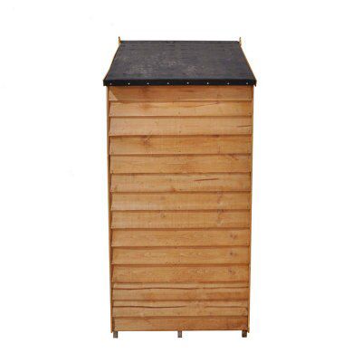 Forest Garden 5x3 ft Apex Golden brown Wooden Shed with floor - Assembly service included