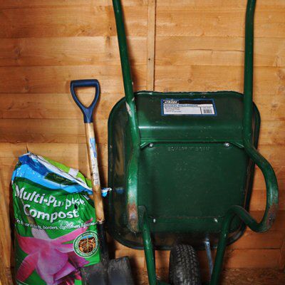 Forest Garden 5x3 ft Apex Golden brown Wooden Shed with floor - Assembly service included