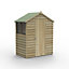 Forest Garden 5x3 ft Apex Wooden Shed with floor & 2 windows