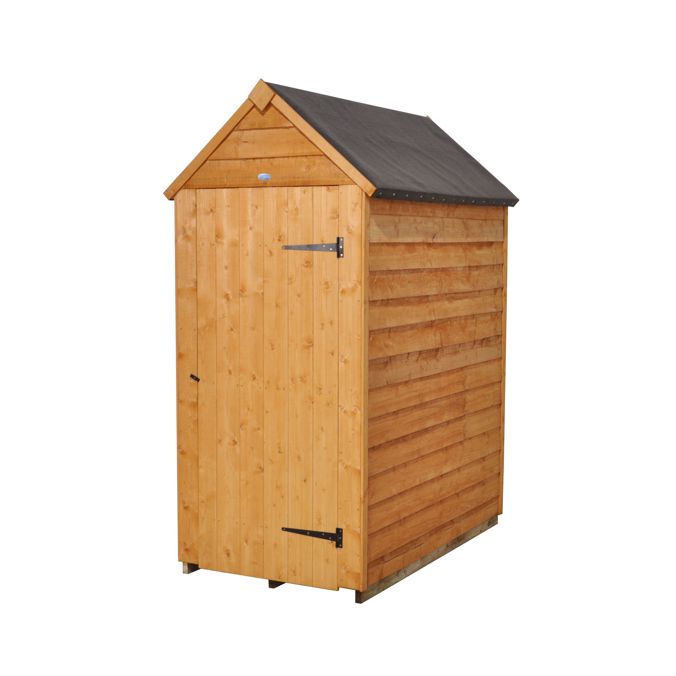 Forest Garden 5x3 ft Apex Wooden Shed with floor (Base included) - Assembly service included
