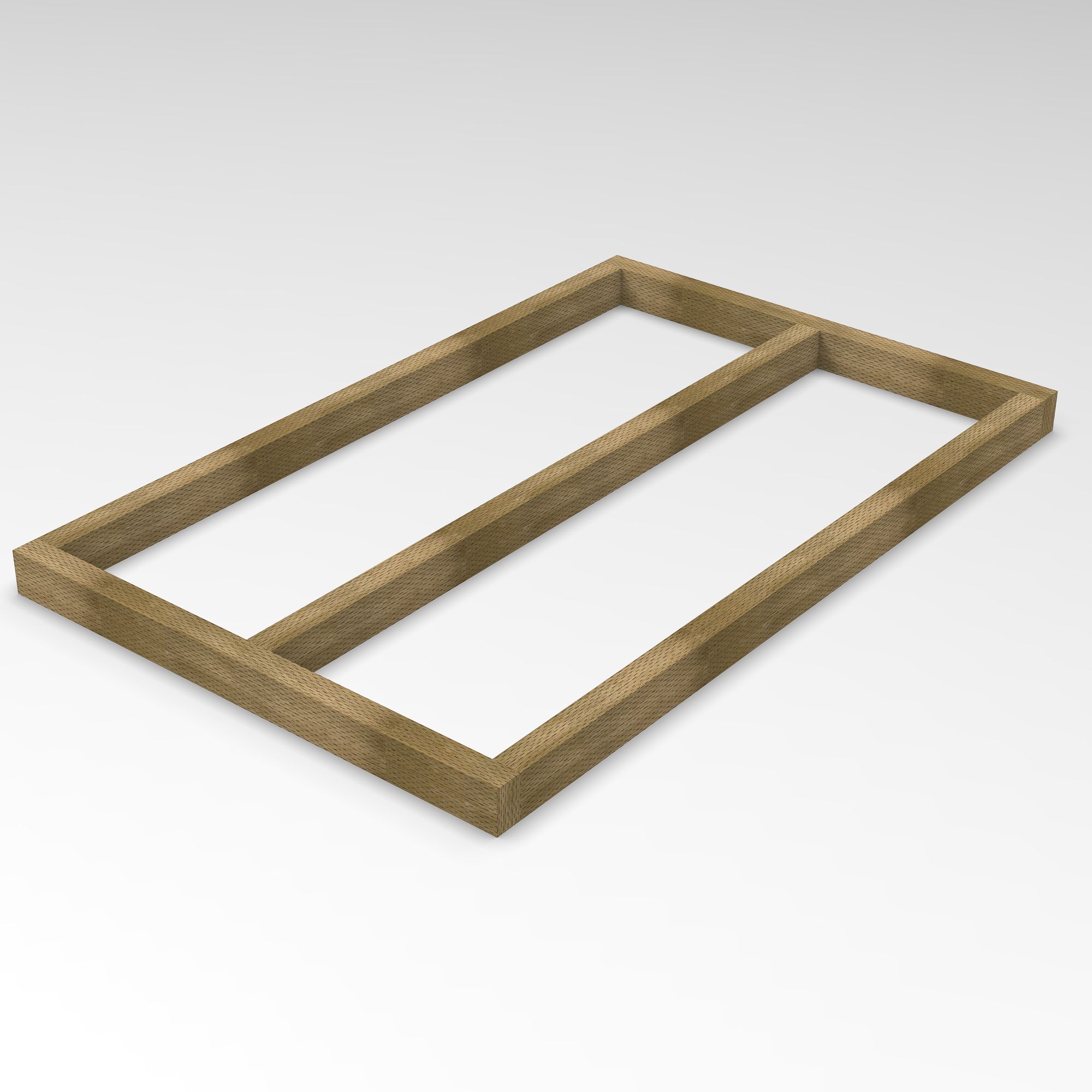 5x3 Timber Shed base