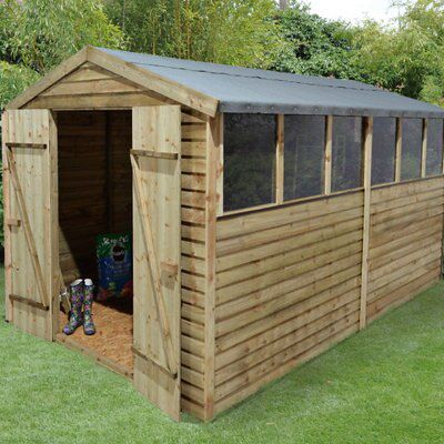 Forest Garden & 6 windows Apex Workshop - Assembly service included