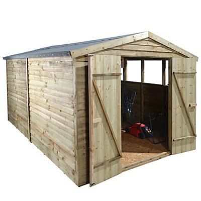 Forest Garden & 6 windows Apex Workshop - Assembly service included