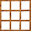 Forest Garden 6ft Square European softwood Trellis panel (W)120cm x (H)183cm