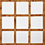 Forest Garden 6ft Square European softwood Trellis panel (W)120cm x (H)183cm