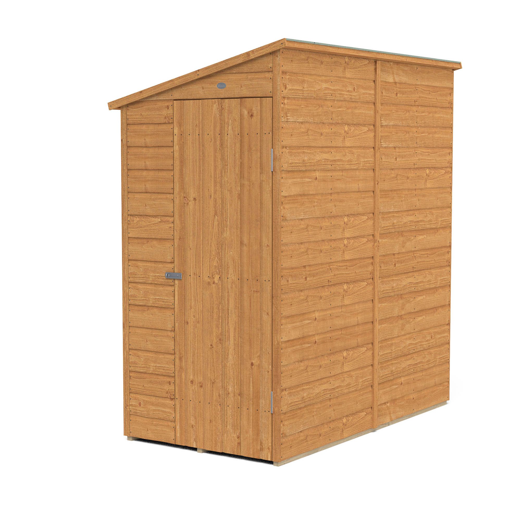 Forest Garden 6X3 Pent Dip treated Shiplap Shed with floor - Assembly service included