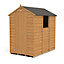 Forest Garden 6x4 Apex Dip treated Overlap Wooden Shed with floor