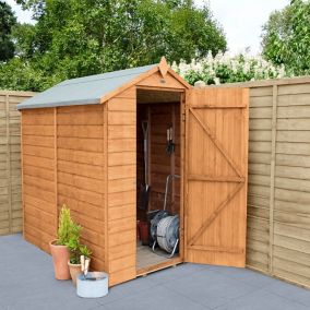 Forest Garden 6X4 Apex Dip treated Shiplap Shed with floor - Assembly service included