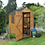 Forest Garden 6x4 ft Apex Golden brown Wooden Shed with floor & 1 window - Assembly service included