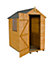 Forest Garden 6x4 ft Apex Golden brown Wooden Shed with floor & 1 window (Base included)