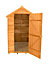 Forest Garden 6x4 ft Apex Golden brown Wooden Shed with floor - Assembly service included