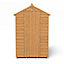 Forest Garden 6x4 ft Apex Wooden Shed with floor & 1 window (Base included) - Assembly service included