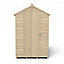Forest Garden 6x4 ft Apex Wooden Shed with floor & 4 windows