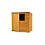 Forest Garden 6x4 ft Pent Golden brown Wooden Shed & 1 window - Assembly service included