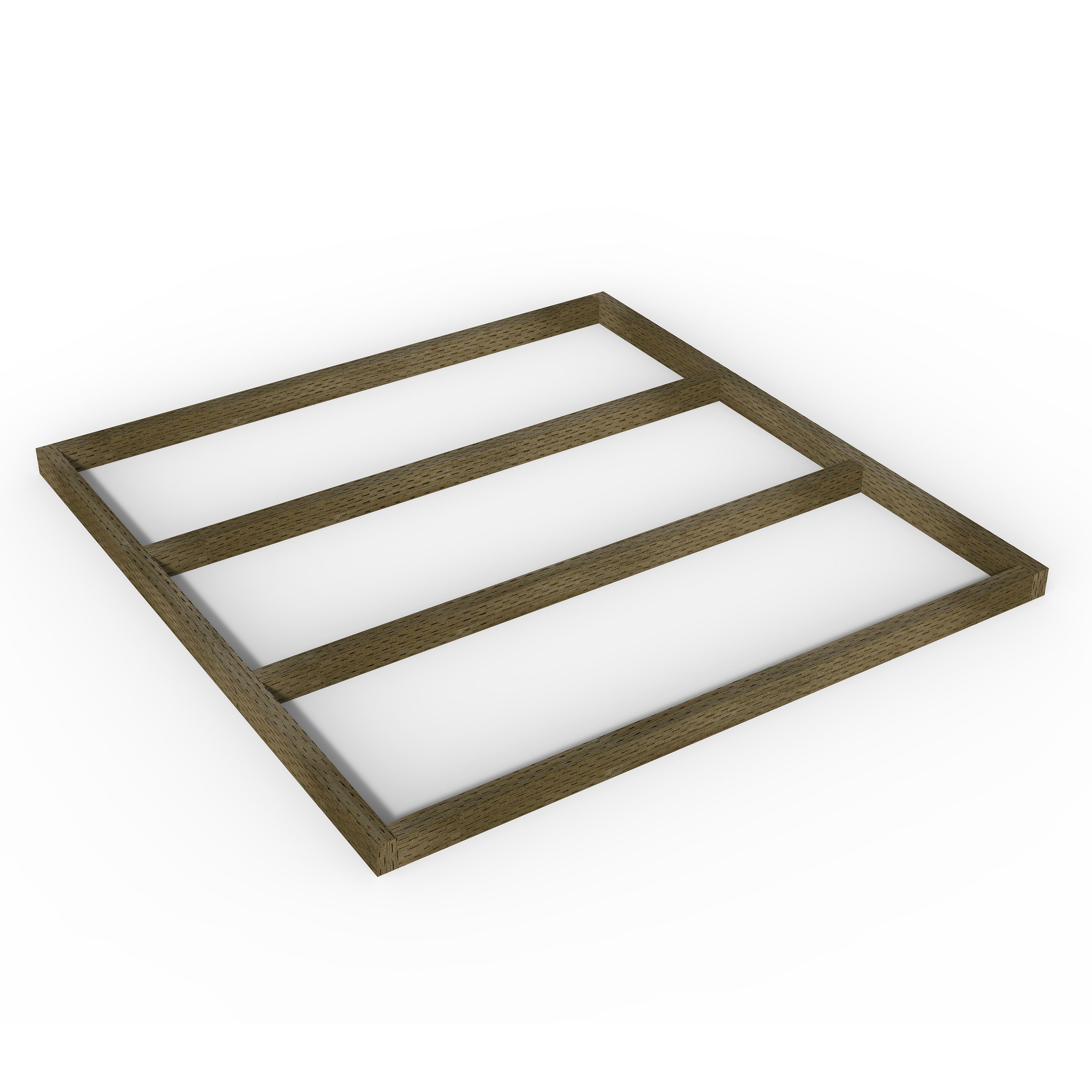 Forest Garden 6x6 Timber Shed base (L) 177cm x (W) 182.6cm - Assembly service included