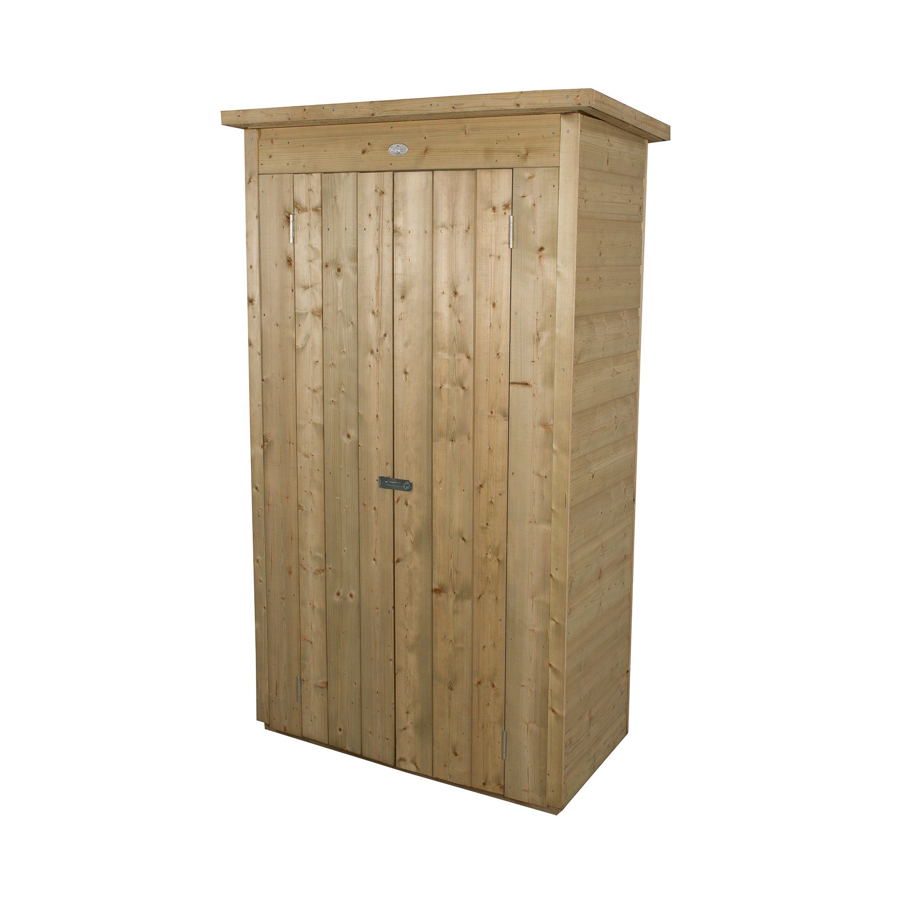 Forest Garden 750L Softwood Tall Garden storage - Natural timber 2x3 ft ...