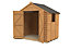 Forest Garden 7x5 Apex Dip treated Overlap Wooden Shed with floor (Base included) - Assembly service included