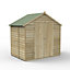 Forest Garden 7x5 ft Apex Wooden 2 door Shed with floor (Base included) - Assembly service included