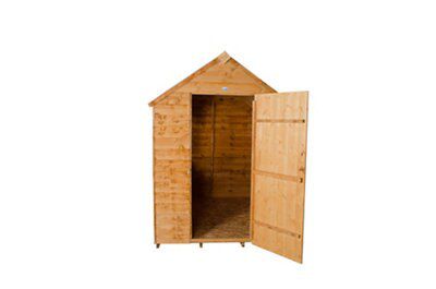 Forest Garden 7x5 ft Apex Wooden Shed with floor & 2 windows