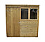 Forest Garden 7x5 ft Pent Wooden Shed with floor & 1 window - Assembly service included
