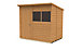 Forest Garden 7x5 ft Pent Wooden Shed with floor & 2 windows