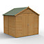Forest Garden 7x7 ft Apex Shiplap Wooden 2 door Shed with floor (Base included) - Assembly service included
