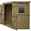 Forest Garden 7x7 ft Pent 2 door Shed with floor & 2 windows - Assembly service included