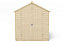 Forest Garden 8x6 Apex Pressure treated Overlap Wooden Shed with floor (Base included)