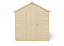 Forest Garden 8x6 ft Apex Overlap Wooden Shed with floor