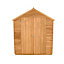 Forest Garden 8x6 ft Apex Wooden 2 door Shed with floor & 2 windows (Base included) - Assembly service included