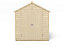 Forest Garden 8x6 ft Apex Wooden 2 door Shed with floor & 4 windows (Base included) - Assembly service included