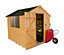Forest Garden 8x6 ft Apex Wooden Shed with floor & 2 windows - Assembly service included