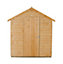 Forest Garden 8x6 ft Apex Wooden Shed with floor & 2 windows (Base included) - Assembly service included