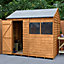Forest Garden 8x6 ft Reverse apex Wooden Shed with floor & 2 windows - Assembly service included