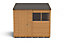 Forest Garden 8x6 Reverse apex Dip treated Overlap Wooden Shed with floor - Assembly service included