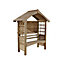 Forest Garden Cadiz Arbour, (H)1970mm (W)1690mm (D)730mm - Assembly required