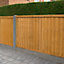 Forest Garden Closeboard Dip treated 4ft Wooden Fence panel (W)1.83m (H)1.22m, Pack of 3