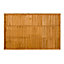 Forest Garden Closeboard Dip treated 4ft Wooden Fence panel (W)1.83m (H)1.22m, Pack of 5