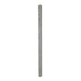 Forest Garden Concrete Grey Slotted Square Fence post (H)2.36m (W)84mm, Pack of 10