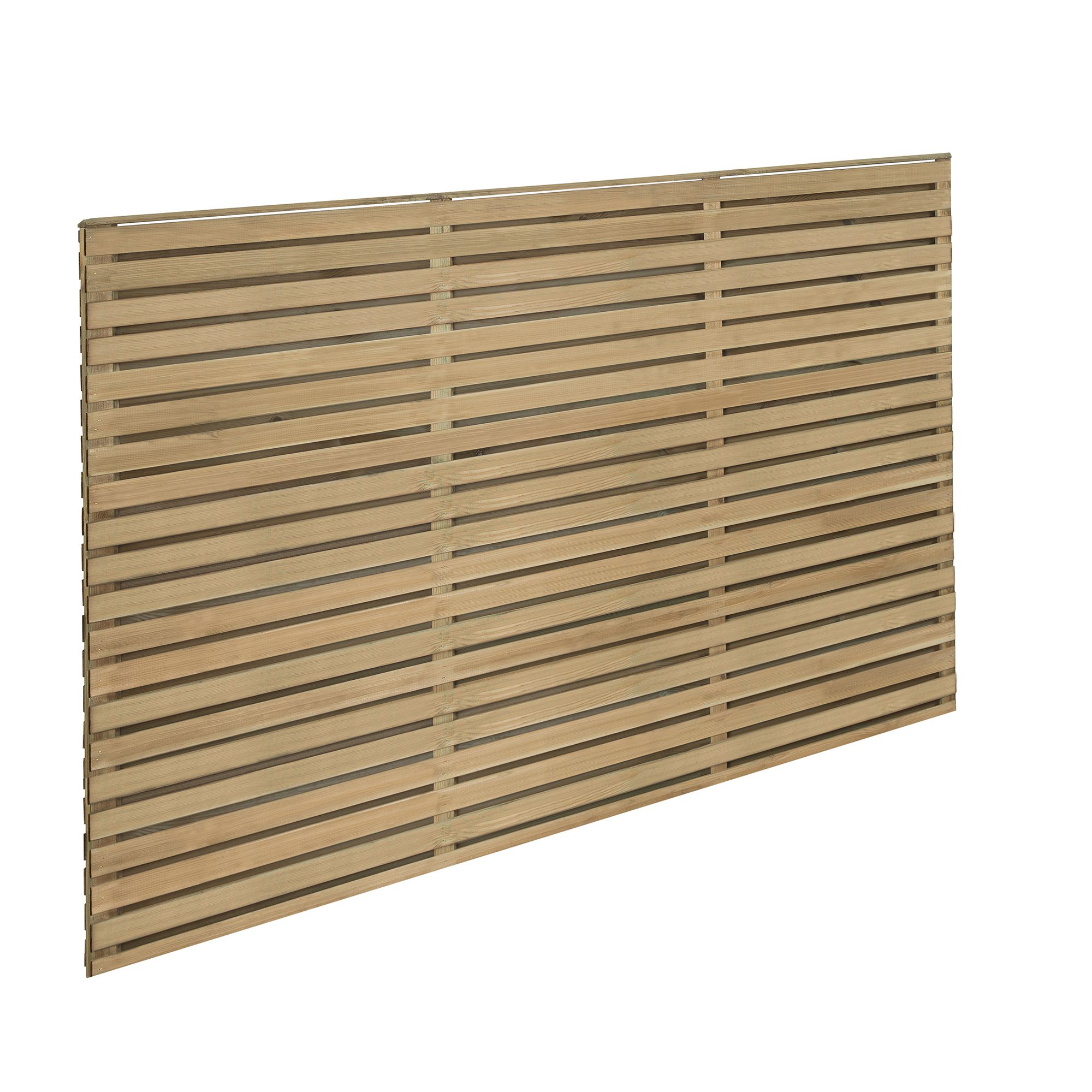 Forest Garden Contemporary Slatted Pressure treated 4ft Wooden ...