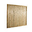 Forest Garden Decibel Closeboard Wooden Fence panel (W)1.83m (H)1.8m, Pack of 4