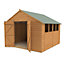 Forest Garden Delamere Range 10x10 Apex Dip treated Shiplap Shed with floor