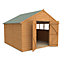 Forest Garden Delamere Range 10x10 Apex Dip treated Shiplap Shed with floor