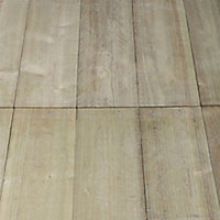 Forest Garden Delamere Range 6x3 Pent Dip treated Shiplap Golden Brown Shed with floor