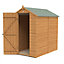 Forest Garden Delamere Range 6x4 Apex Dip treated Shiplap Shed with floor